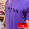 Kit com 10 Camisas Malha Peruana 40.1