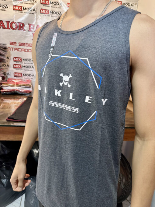 Kit com 06 Camisetas Regatas 100% Algodão – Fio 30.1 - Imagem 11