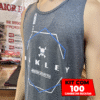 Kit com 100 Camisetas Regatas 100% Algodão – Fio 30.1