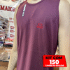Kit com 150 Camisetas Regatas 100% Algodão – Fio 30.1