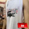 Kit com 50 Camisetas Regatas 100% Algodão – Fio 30.1
